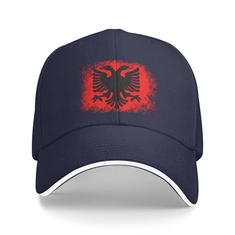 EUROLA Mode Albanië Vlag Baseball Cap Unisex Vrouwen Verstelbare Albanese Adelaar Wapenschild Dad Hoed Buiten Baseball Cap