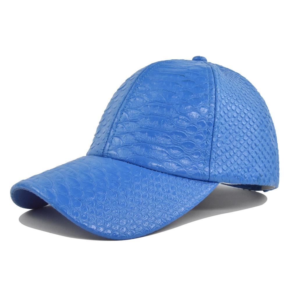 Floral CAP Hoge Kwaliteit Klassieke Nep Krokodil PU Baseball Cap Stevig Leer Mode Snapback Hoed Schedel Cap Voor Unisex Vrouwen Hiphop Hoed Gorra