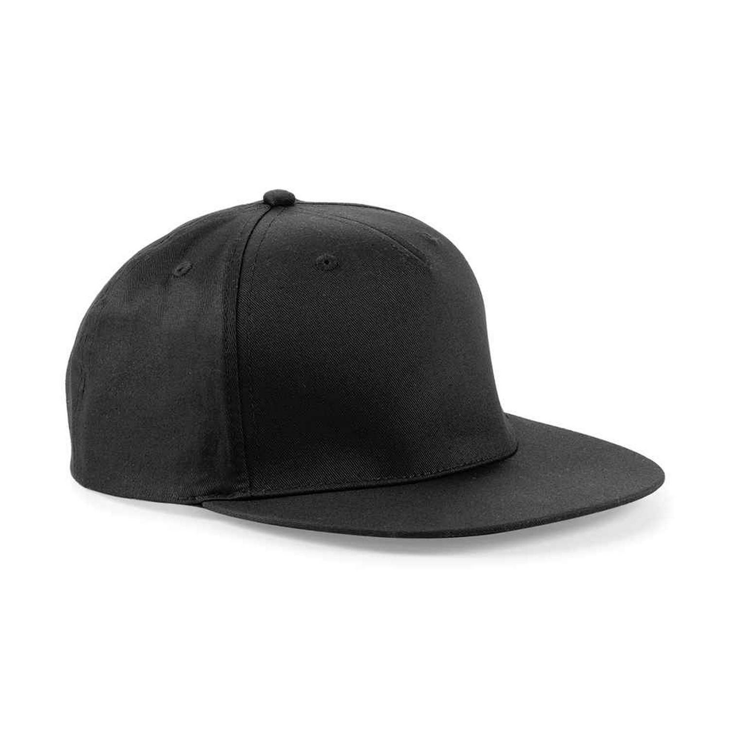 Beechfield unisex volwassen snapback-pet One Size zwart