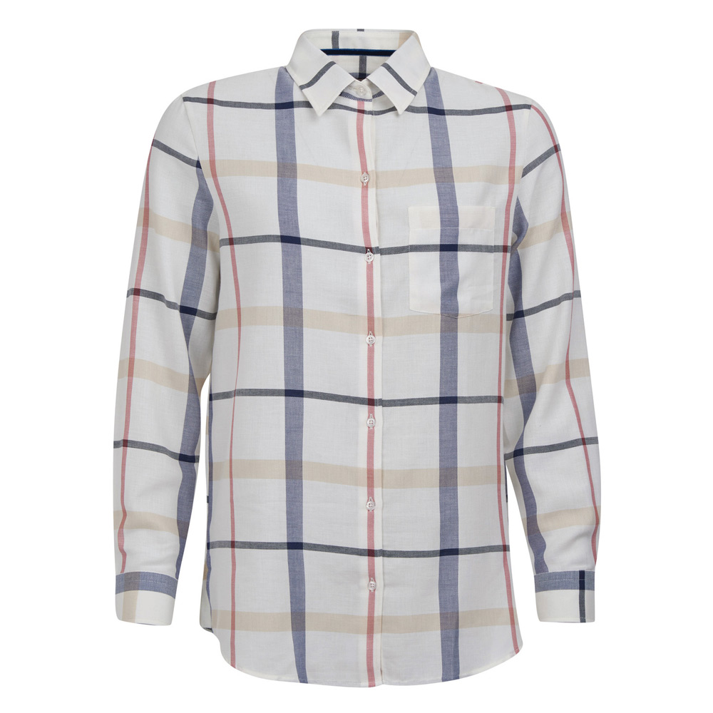 Barbour Damesblouse Oxer Check cloud