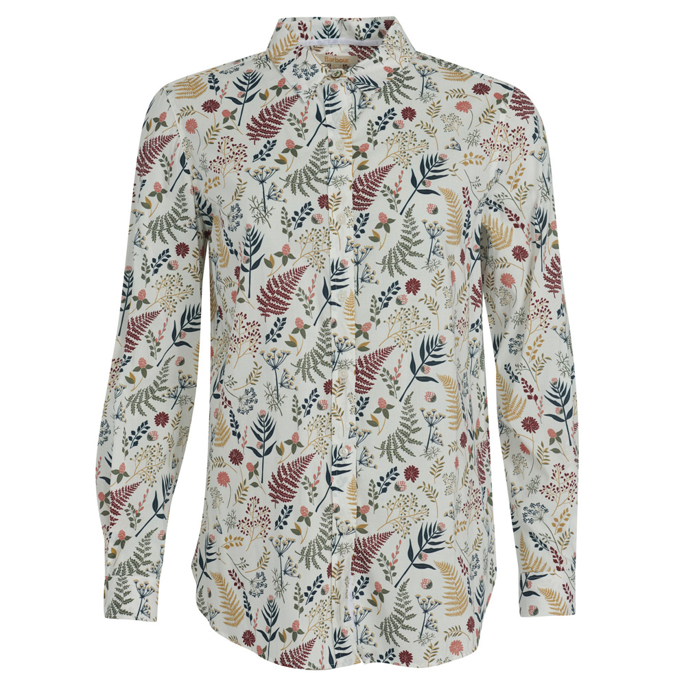 Barbour Damesblouse Ingham Shirt Cloud