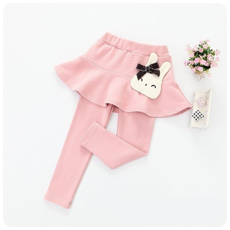 Topzeros Katoenen babymeisjesleggings Kant Prinsesrok-broek Lente Herfst Kinderen Slanke rokbroek Kinderkleding 90