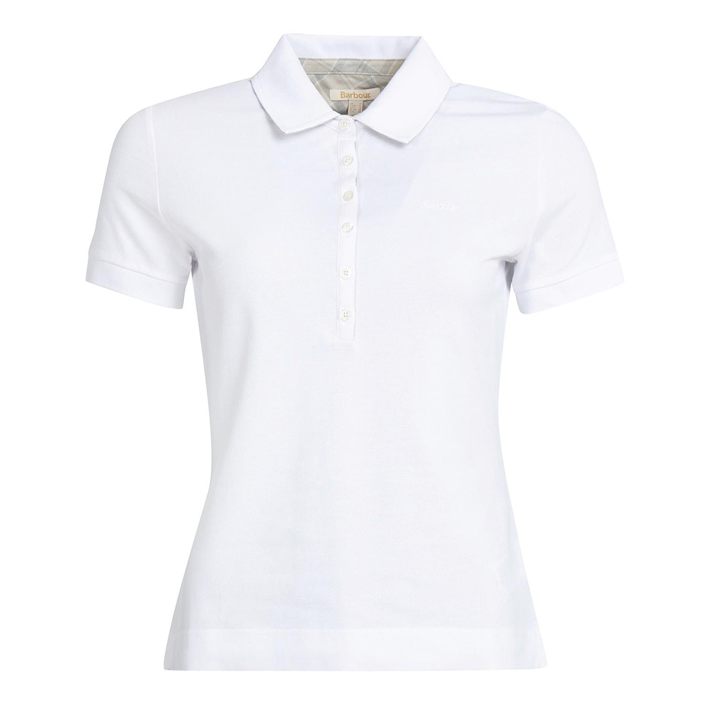 Barbour Dames polo Portsdown White
