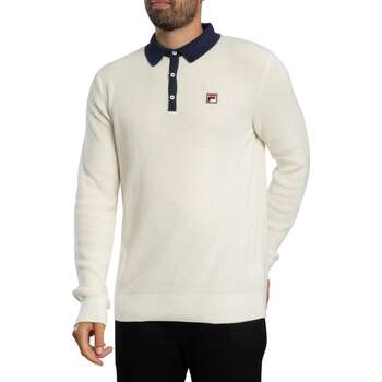 Fila Polo Shirt Lange Mouw  Nowell wafelgebreid poloshirt met lange mouwen