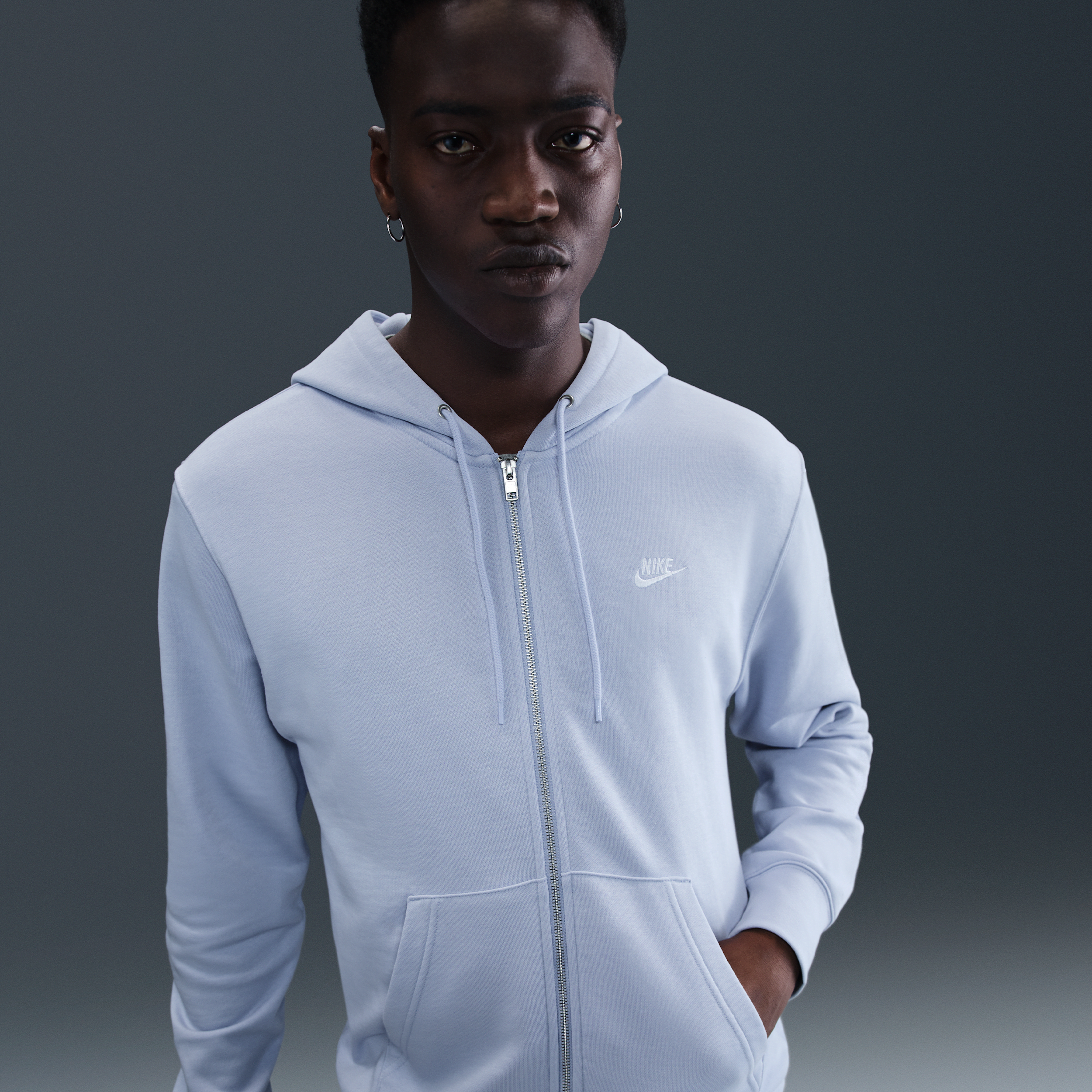 Nike Sportswear Hoodie M NK CLUB FT FZ HOODIE (1-delig)