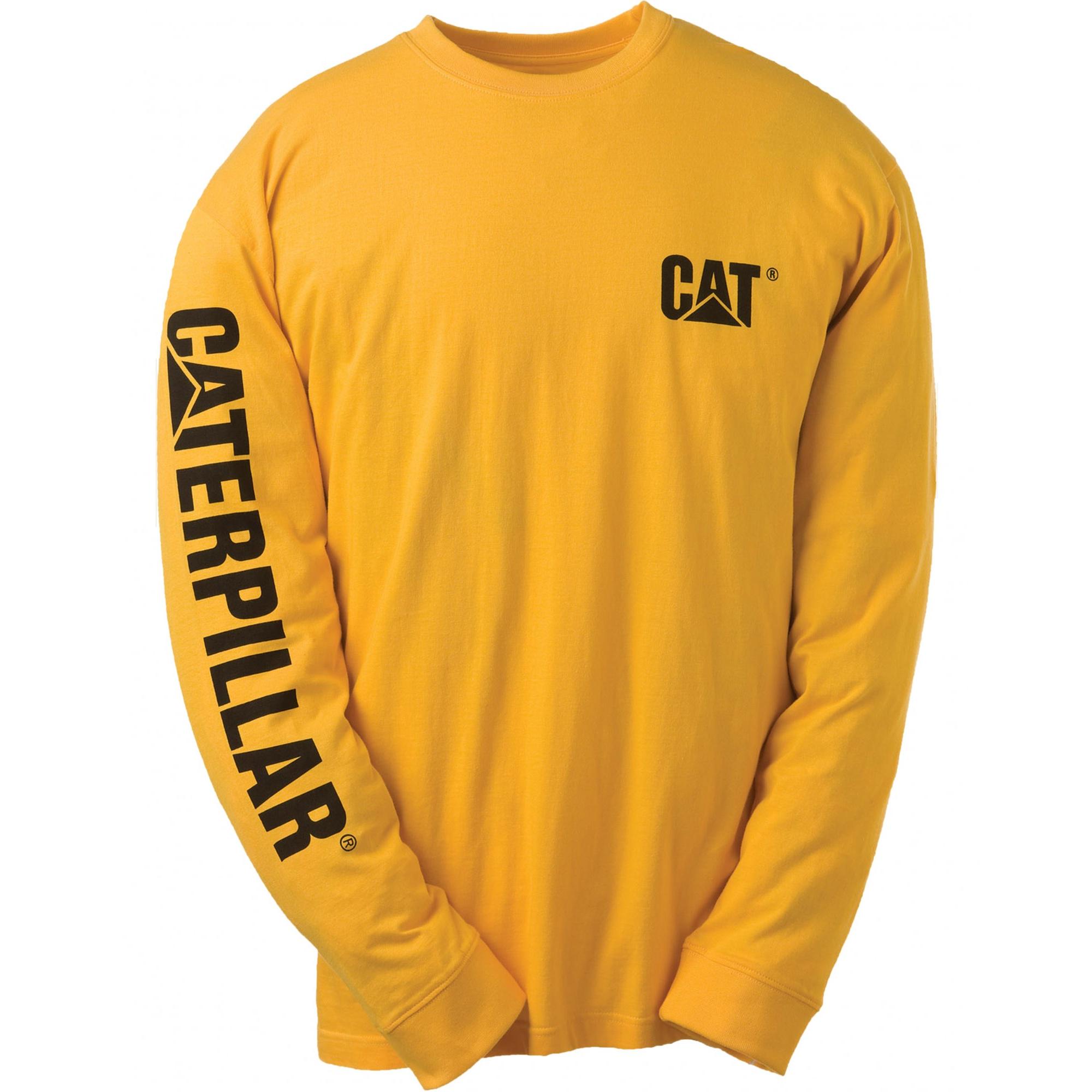Caterpillar C1510034 HANDELSMERK T-SHIRT / Herentops S geel