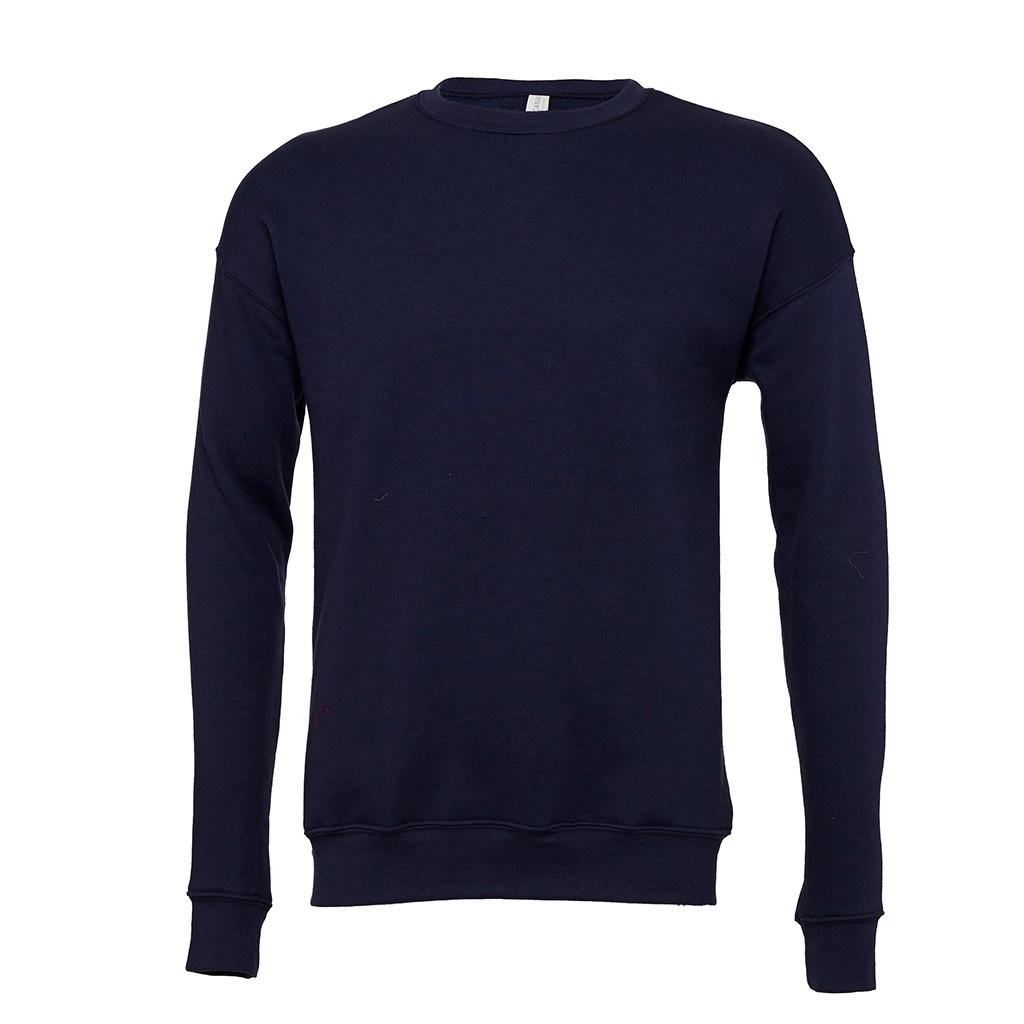 Bella + Canvas volwassenen unisex sweatshirt met lage schouder S