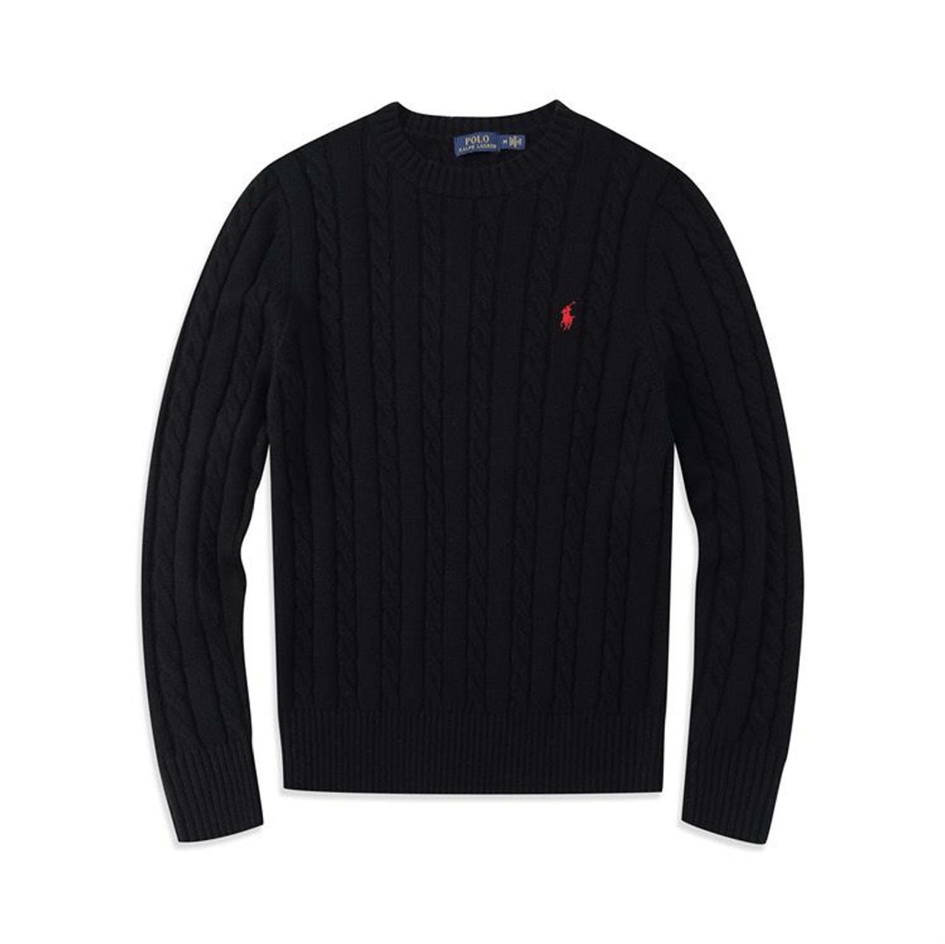 Zyllo Round Neck Pullover Fashionable Top Knitted Sweater Casual Sweater Men Clothing  Autumn/winter M zwart