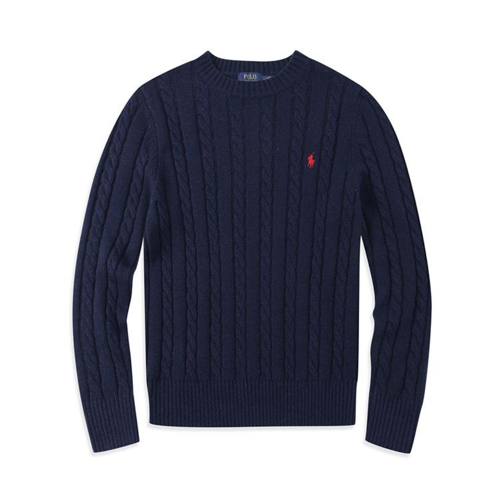 Zyllo Round Neck Pullover Fashionable Top Knitted Sweater Casual Sweater Men Clothing  Autumn/winter M koningsblauwe kleur