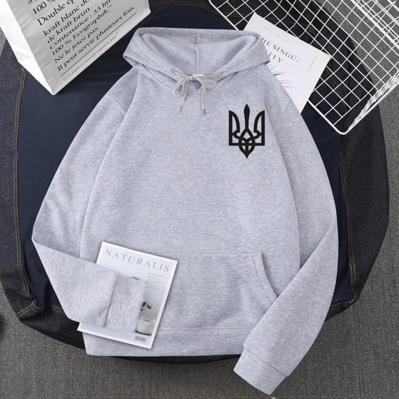 Xuhaijian02 Oekraïne Hoodie Heren Pullover Zelensky Oekraïense Heren Sweatshirt Harajuku Fleece Winter Stand met Oekraïne Hooded Sweatshirt Capuchon XXXL