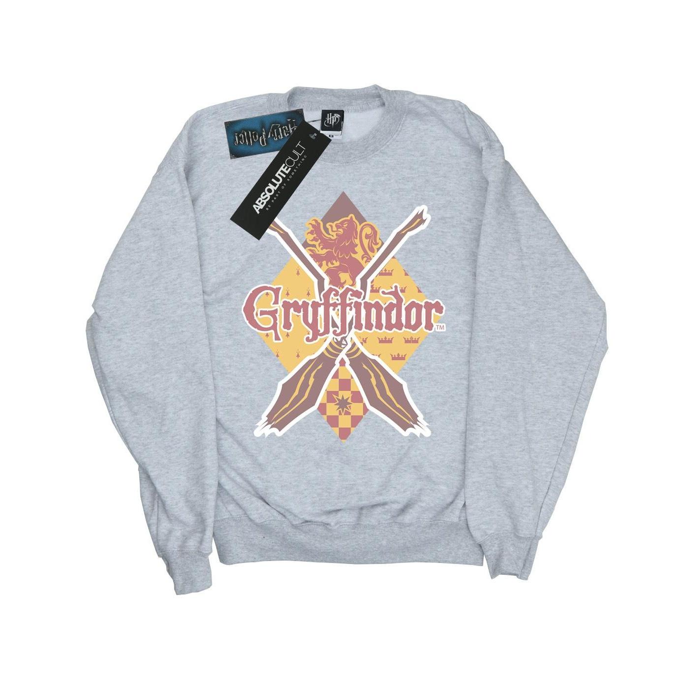 Harry Potter jongens Griffoendor Ruit Sweatshirt 9-11 Years grijs
