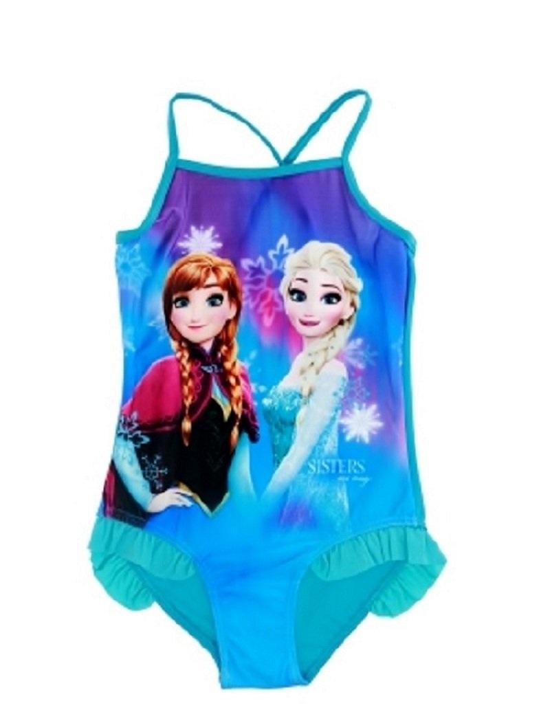 La Reine des Neiges Bevroren badpak, badpak uit één stuk 2ans blauw