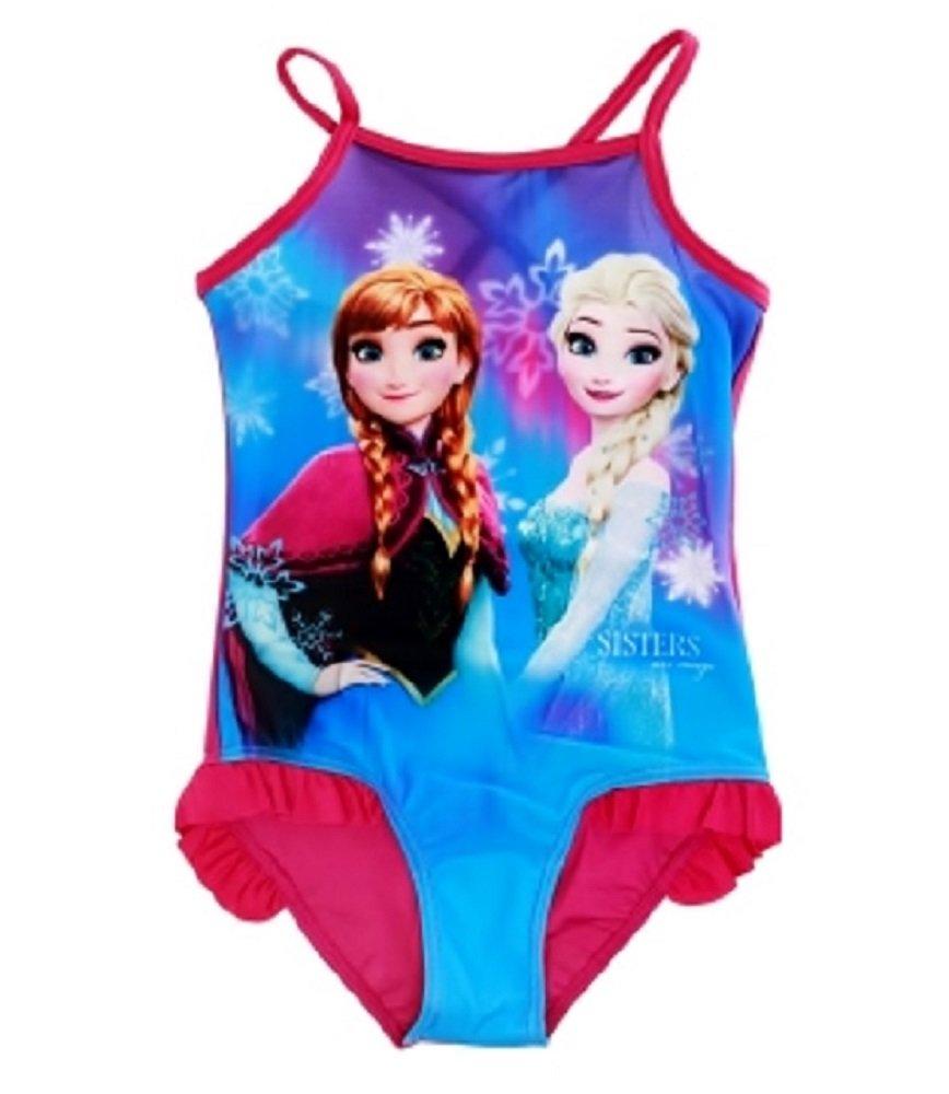 La Reine des Neiges Bevroren badpak, badpak uit één stuk 2ans helder roze