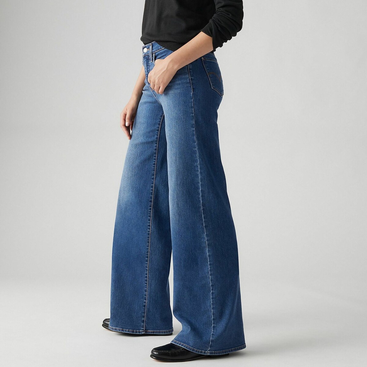 Levi's Wijde Jeans 318 SHAPING in five-pocketsstijl