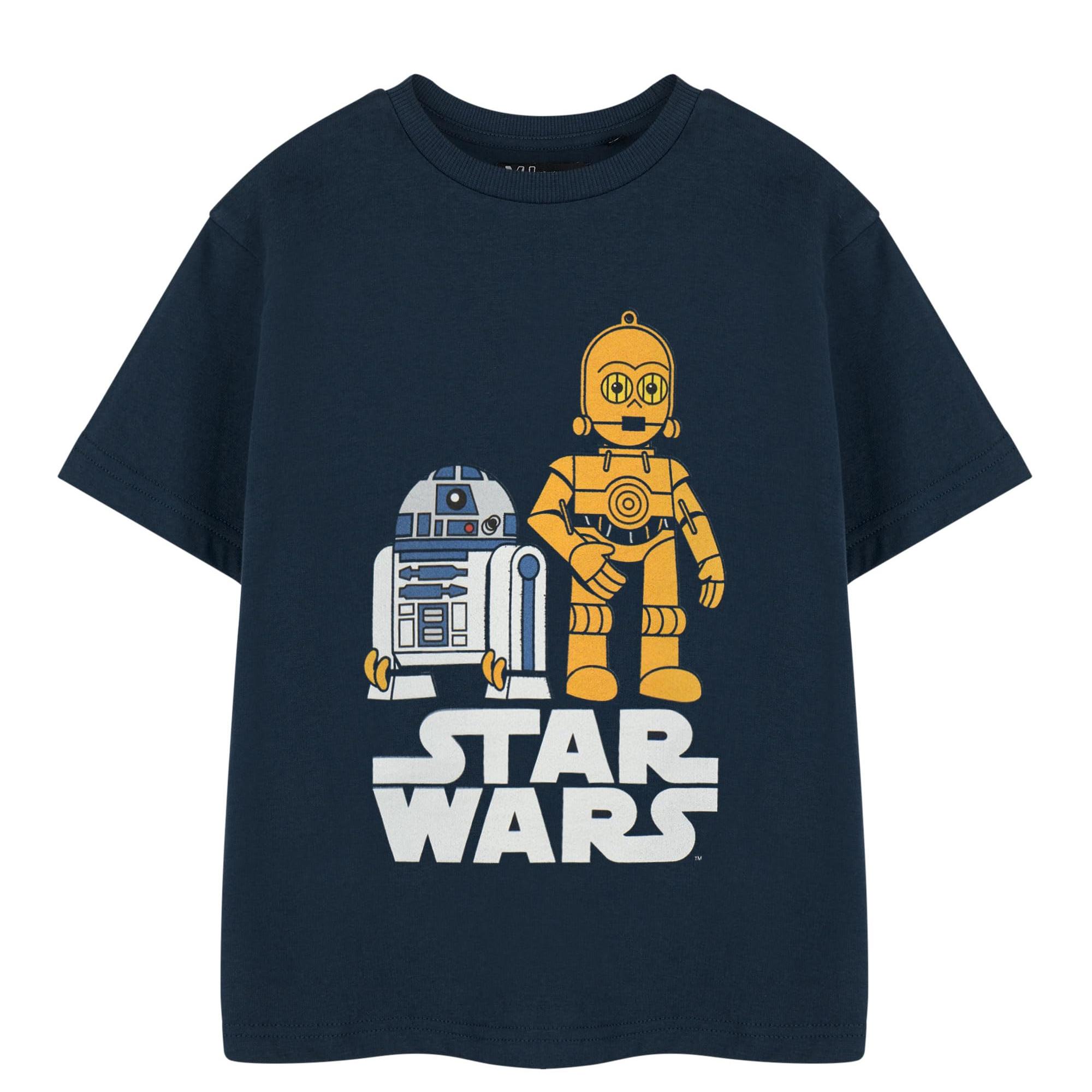 Star Wars Boys R2-D2 & C3PO Short-Sleeved T-Shirt 11-12 Vloot
