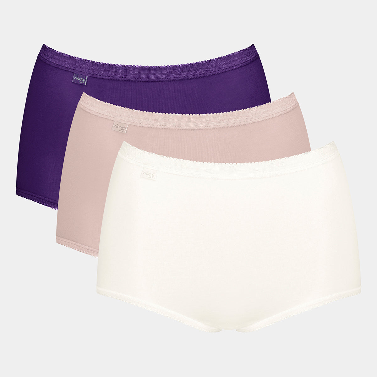 Sloggi Basic+ C3P 3-Pack maxi slip, multicolour