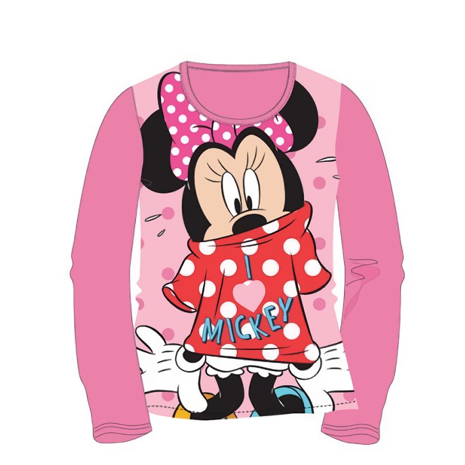 Kids Paradise Minnie Disney T-shirt met lange mouwen 2 ans helder roze