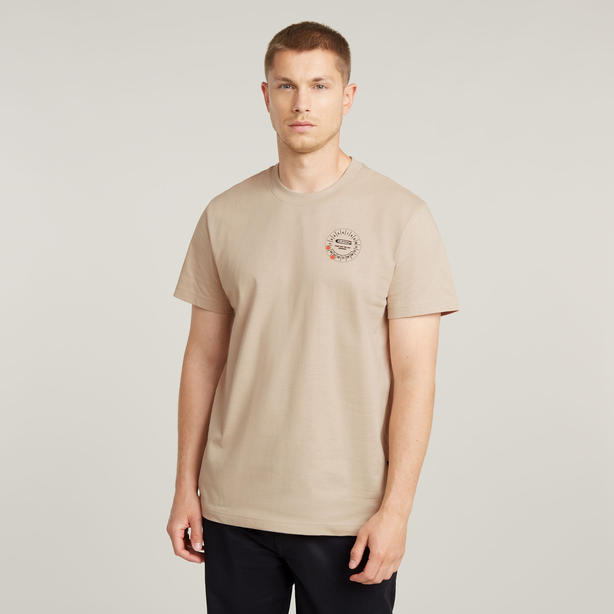 G-Star RAW Gauge T-Shirt - Beige - Heren