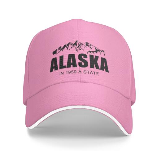 CASUAL LOOK Alaska Rocky Mountains Colorado Baseball Cap Unisex Verstelbare Relaxed Dad Hat voor Unisex Vrouwen Sport Buiten Casual Unisex One Size