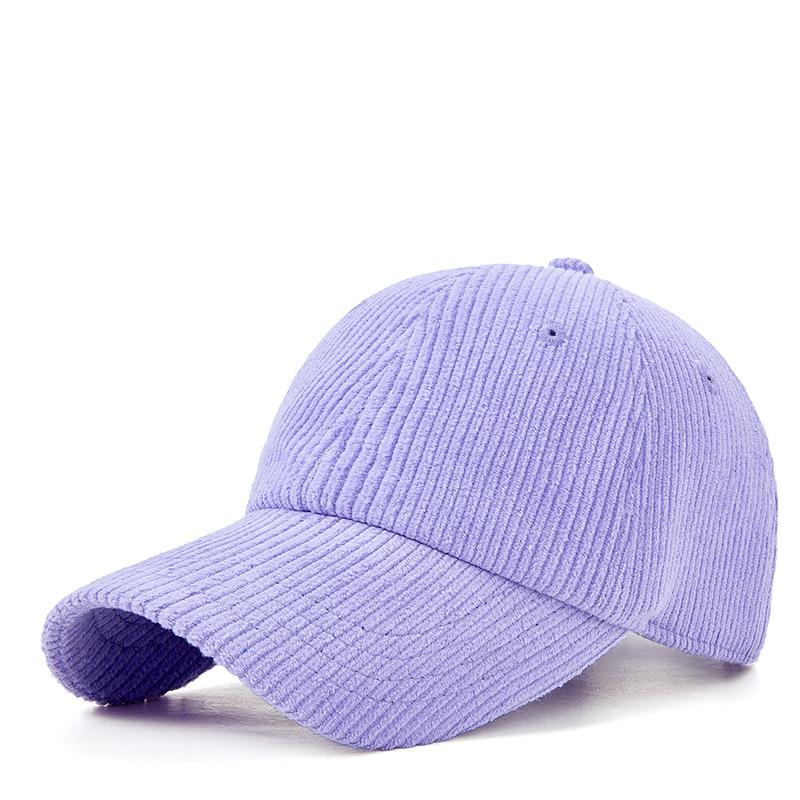 Fashion human Nieuwe corduroy baseballpet dames soft top outdoor hoed heren duck tongue pet
