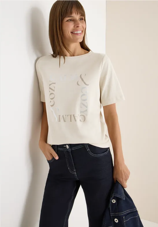 Cecil Shirt met ronde hals