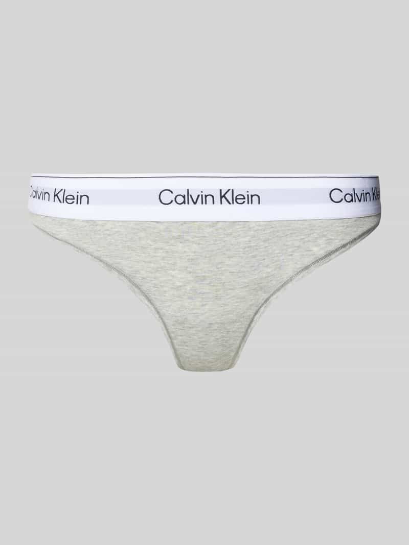 Calvin Klein String Modern Cotton met brede boord