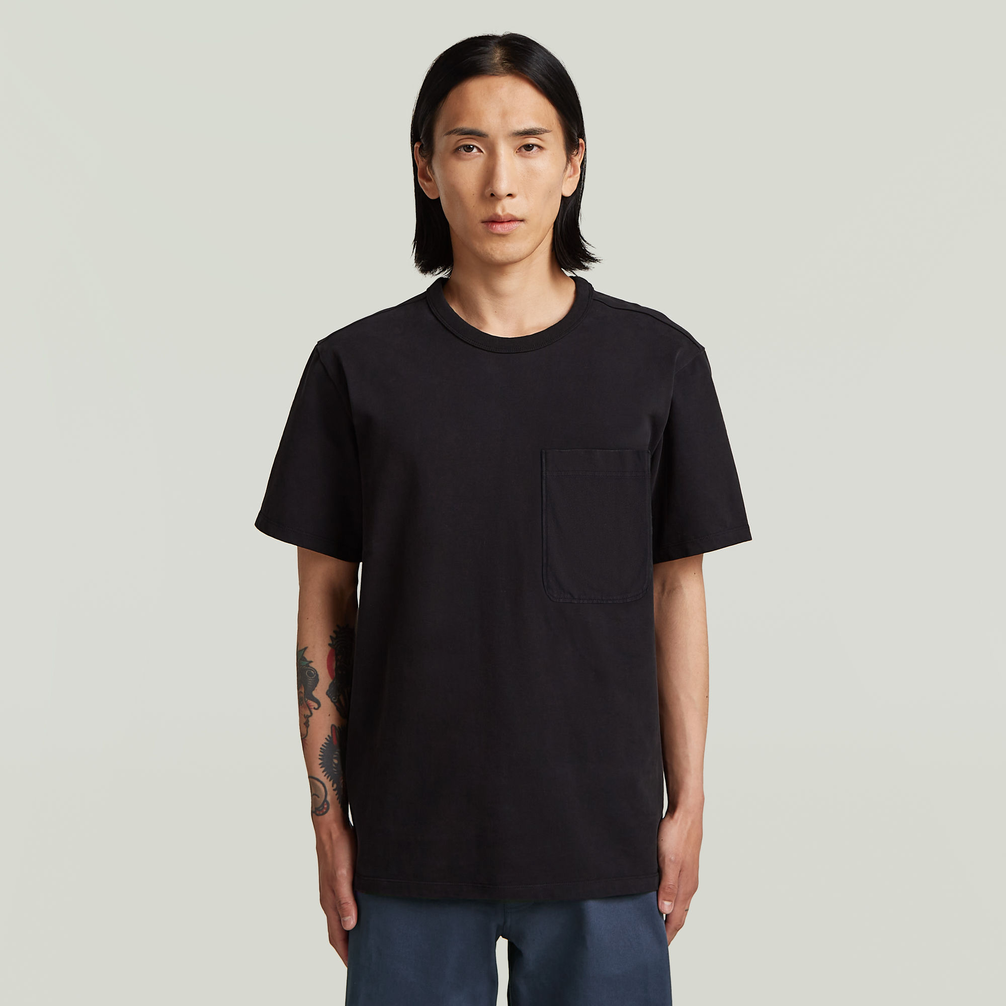 G-Star RAW MN Nuag Regular T-Shirt - Zwart - Heren
