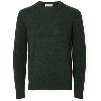 Selected Trui  Noos Rai Knit - Deep Forest