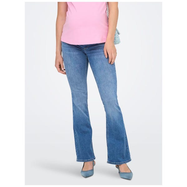 ONLY MATERNITY Zwangerschapsjeans OLMBLUSH MID FLARED REA1319 NOOS