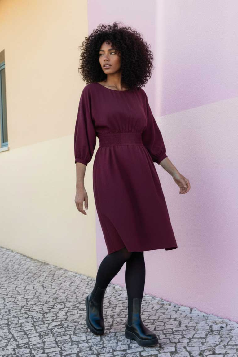 WiDDA Damen vegan Kleid Lisanne Berry