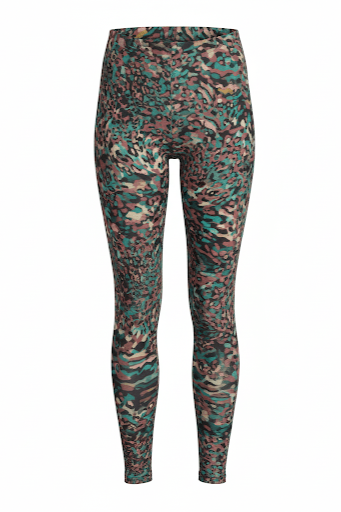 WiDDA Damen vegan Leggings Basic Bunt Multicolor
