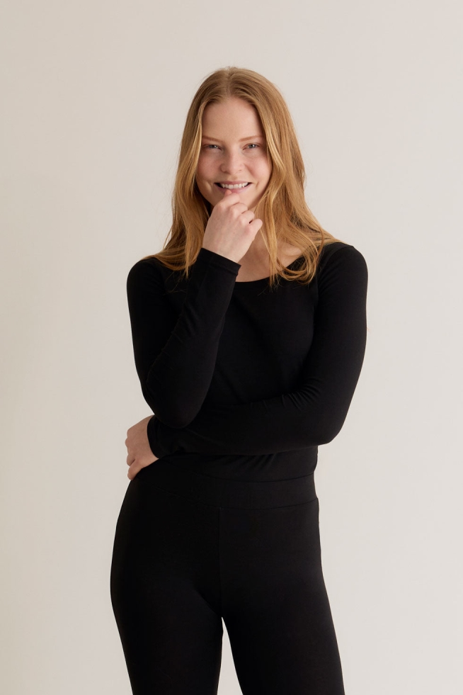 KOMODO Damen vegan Top Darcey Black