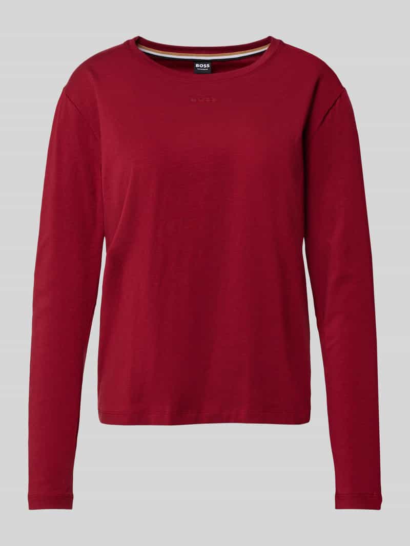 BOSS Shirt met lange mouwen met een ronde hals