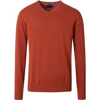 Casa Moda Trui  Pullover V-Hals Oranje Brique