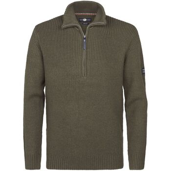 Petrol Industries Trui  Half Zip Pullover Army Green
