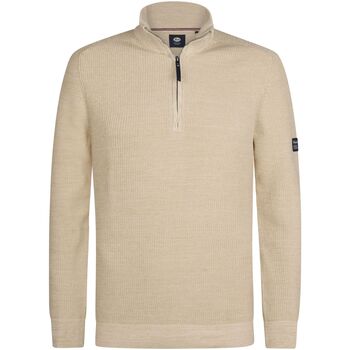 Petrol Industries Trui  Knitted Half-Zip Sweater Nashville Beige