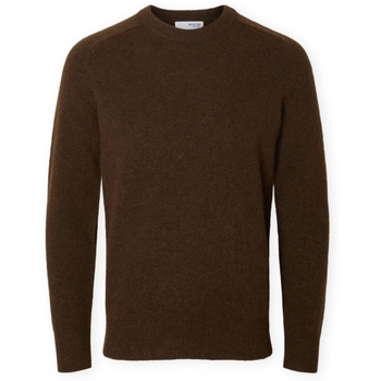 Selected Trui  Noos Rai Knit - Demitasse
