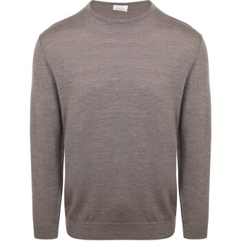 Profuomo Trui  Pullover Merinowol Taupe