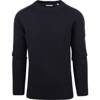Knowledge Cotton Apparel Trui  Pullover Navy