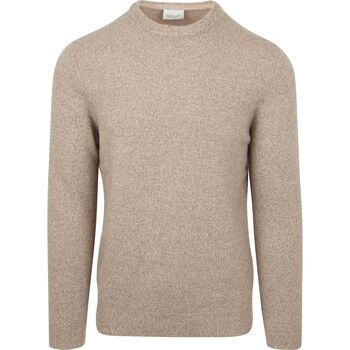 Profuomo Trui  Pullover Wol Blend Sand
