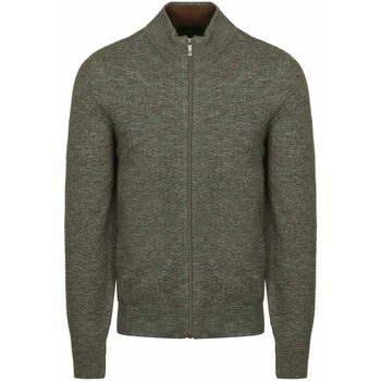 State Of Art Trui  Vest Structure Melange Groen