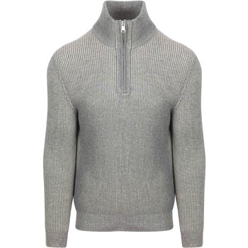 Marc O'Polo Trui  Halfzip Rib Grey