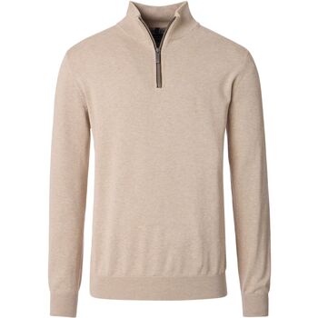 Casa Moda Sweater  Halfzip Trui Solid Beige