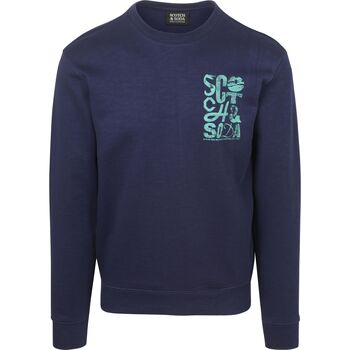 Scotch & Soda Sweater Scotch & Soda Sweater Logo Navy