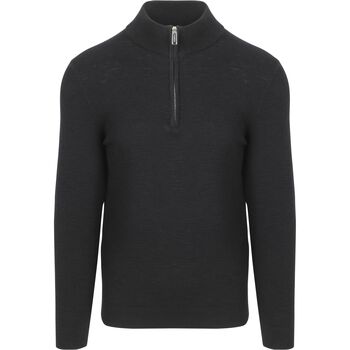Profuomo Sweater  Half Zip Pullover Structure Navy