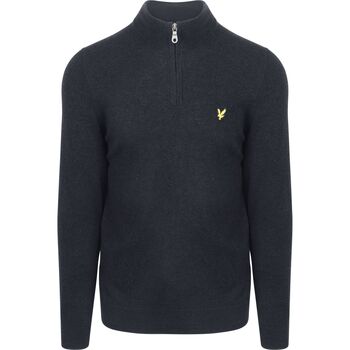 Lyle And Scott Sweater  Lyle Scott Half Zip Pullover Lamswol Navy