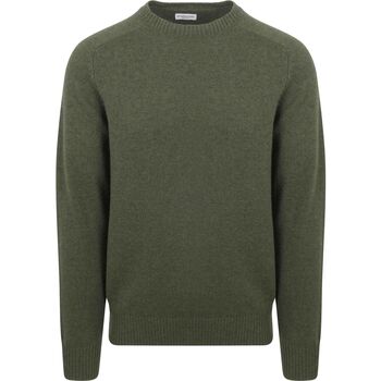 Mcgregor Sweater  Trui Lamswol Melange Sage Groen