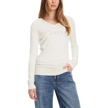 Guess T-Shirt Lange Mouw  Ls Vn Kenzie Logo Swtr
