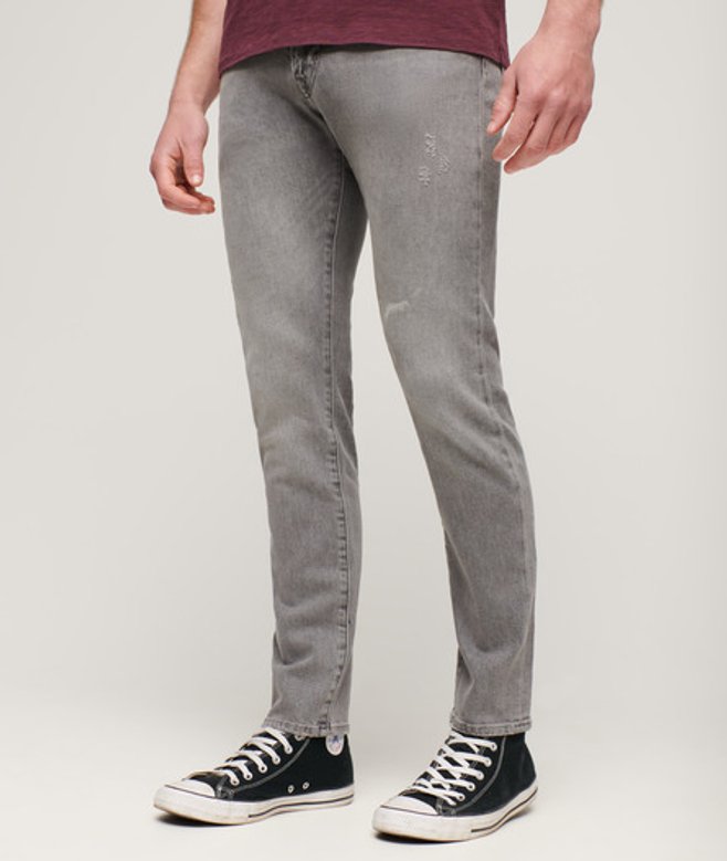 Superdry Organic Cotton Vintage Slim Jeans Grijs