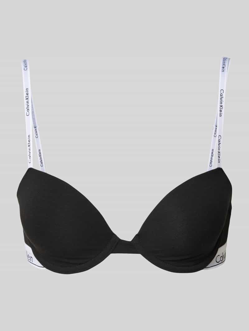 Calvin Klein Beugel-bh LIGHTLY LINED DEMI met logo-opdruk op de band